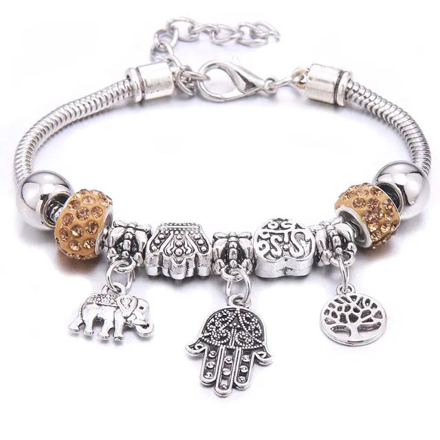 Beads Charm Bracelet & Bangles - Trendy Friendship Gift Jewelry