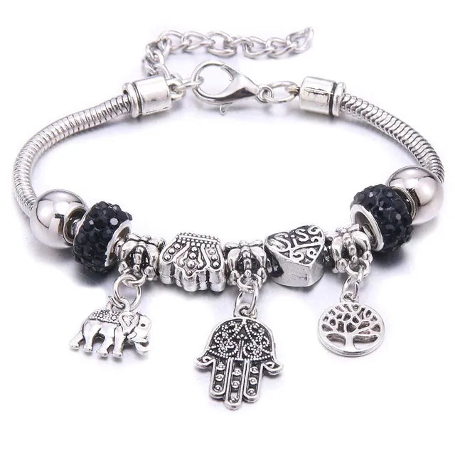 Beads Charm Bracelet & Bangles - Trendy Friendship Gift Jewelry
