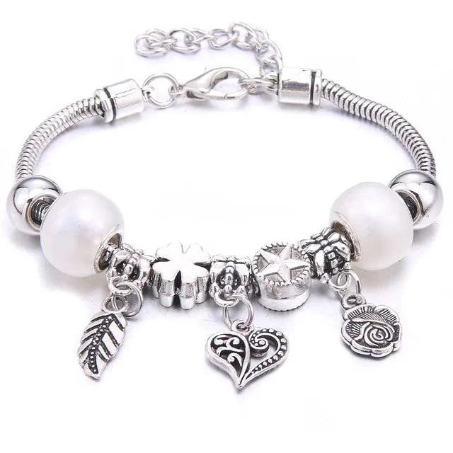 Beads Charm Bracelet & Bangles - Trendy Friendship Gift Jewelry