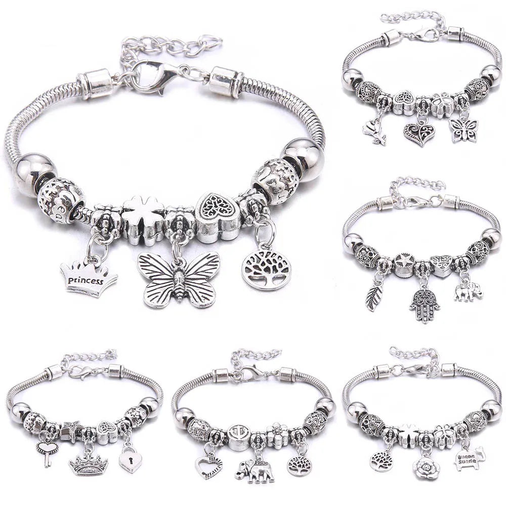 Beads Charm Bracelet & Bangles - Trendy Friendship Gift Jewelry