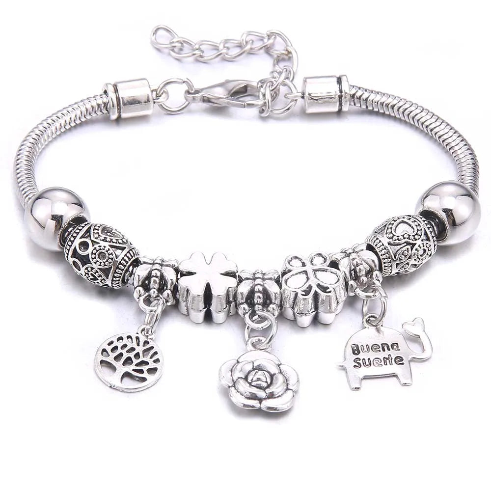 Beads Charm Bracelet & Bangles - Trendy Friendship Gift Jewelry