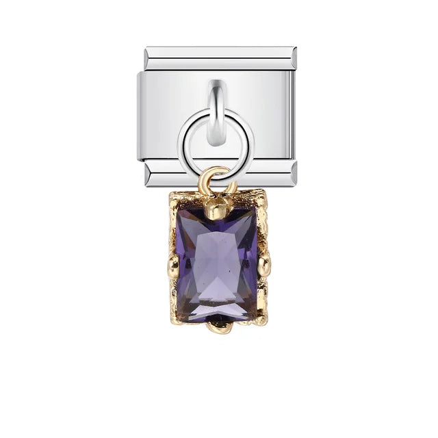 Italian Shell Pearl Charm Bracelet - Cute Personalized Link Chain