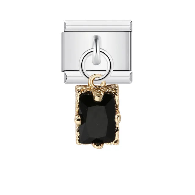 Italian Shell Pearl Charm Bracelet - Cute Personalized Link Chain