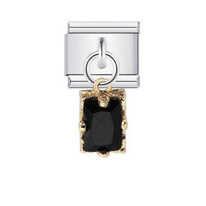 Italian Shell Pearl Charm Bracelet - Cute Personalized Link Chain