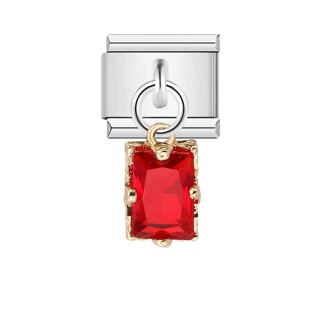 Italian Shell Pearl Charm Bracelet - Cute Personalized Link Chain