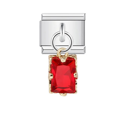 Italian Shell Pearl Charm Bracelet - Cute Personalized Link Chain