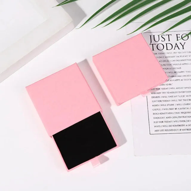 Gift-Ready Jewelry Box – Thick Kraft Paper Drawer - Soft Sponge Lining