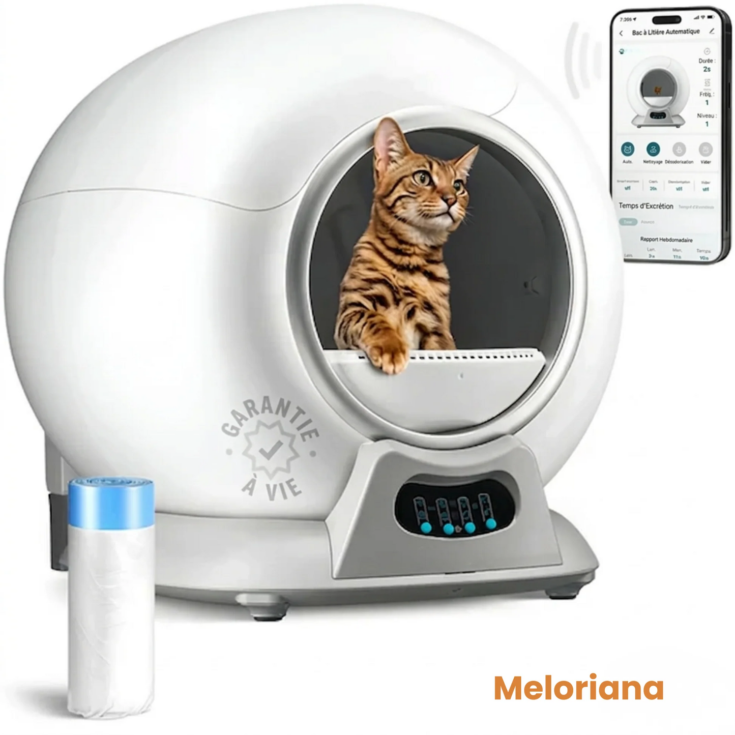 Meloriana™ Litière Automatique Intelligente